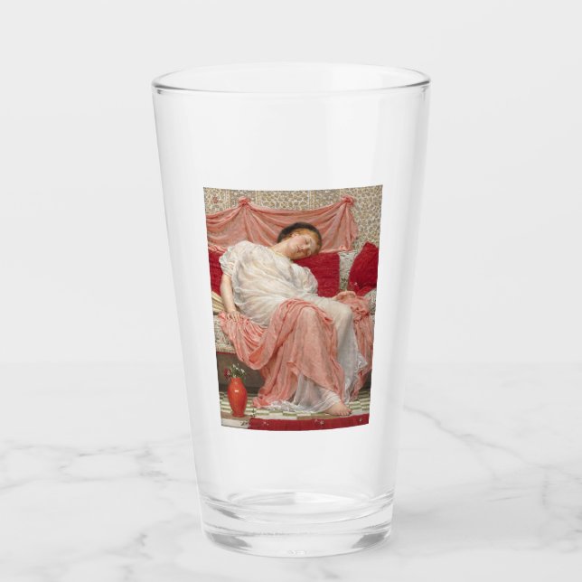 Jasmine (schöne junge Schlaffrau) Glas (Vorderseite)