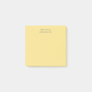 Jasmine & Slate Grey Minimalist Schlicht Moderner Post-it Klebezettel