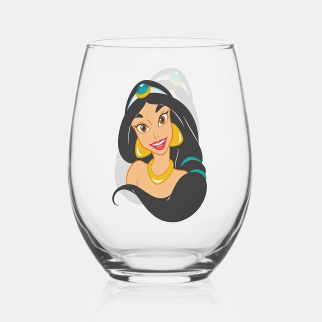 Jasmine Stemless Wine Glass Weinglas Ohne Stiel (Vorderseite)