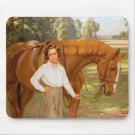 Jasmine the Horse (von Algernon Talmage) Mousepad