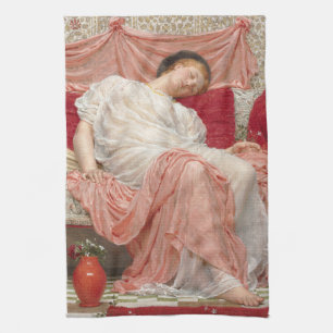 Jasmine von Albert Joseph Moore, Victorian Fine Ar Geschirrtuch