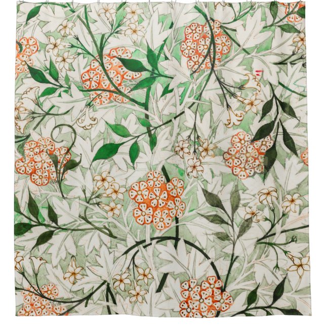 Jasmine von William Morris Duschvorhang (Vorderseite)