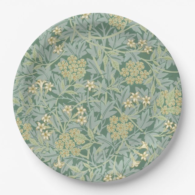 Jasmine (von William Morris) Pappteller (Vorderseite)