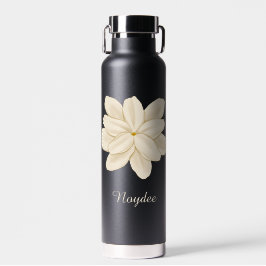 Jasmine Weiße Blume Eleganter Name Trinkflasche