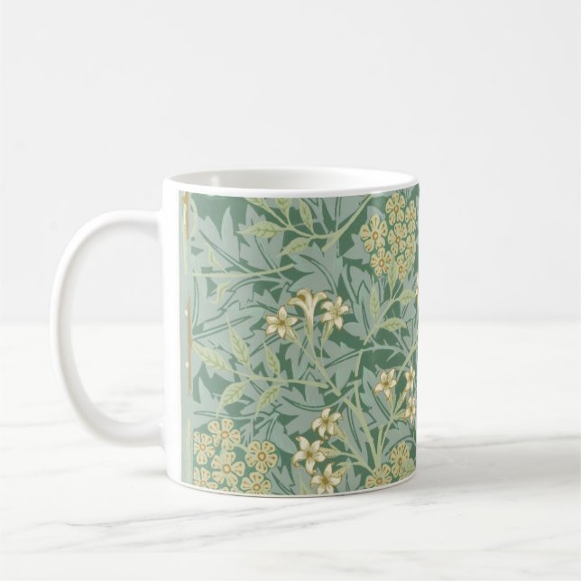 Jasmine William Morris Floral gemustert Kaffeetasse (Links)
