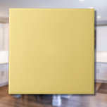 Jasmine Yellow Solid Color | Klassisches Elegant Fliese<br><div class="desc">Jasmine Yellow Solid Color | Classic | elegant | Trendy | Stilvoll | Geschenk</div>
