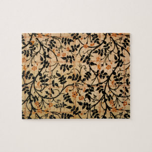 Jasminhintervorhangentwurf, 1868-70 (Druckfeldbett Puzzle