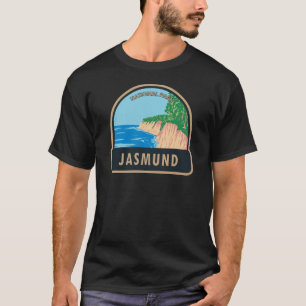 Jasmund Nationalpark Chalk Cliffs Deutschland Vint T-Shirt