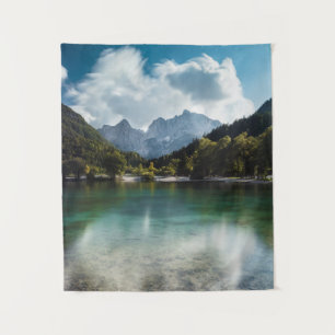 Jasna-See in Kranjska Gora, Slowenien Wandteppich