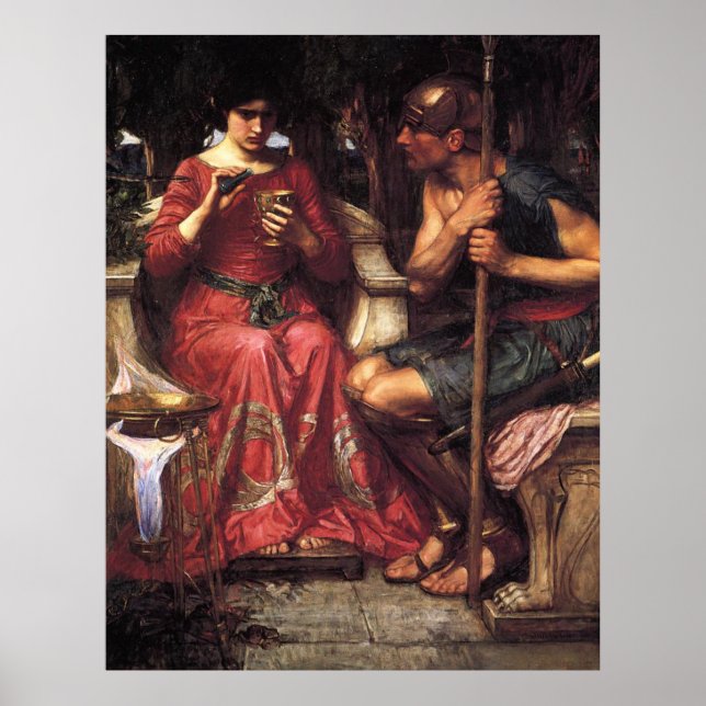 Jason and Medea von John William Waterhouse - 1907 Poster (Vorne)