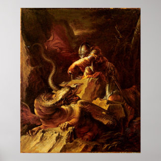 Jason Charming den Drachen Poster