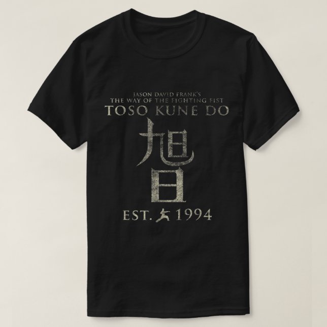 Jason David Franks Offiziell Toso Kune Do Style T-Shirt (Design vorne)