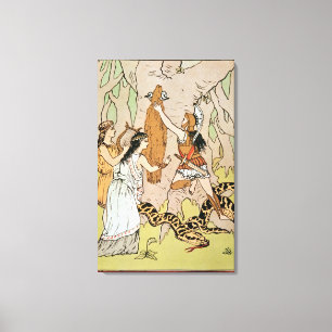 Jason, der die goldene Fleece ergreift Leinwanddruck