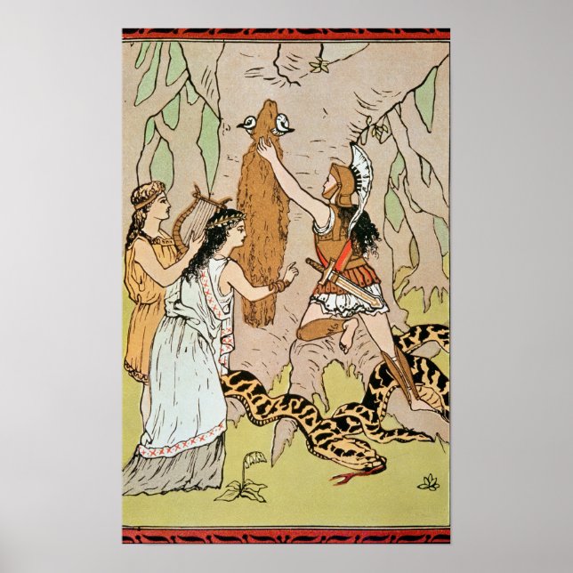 Jason ergreift die Goldene Fleece Poster (Vorne)