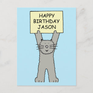 Jason Happy Birthday Postkarte