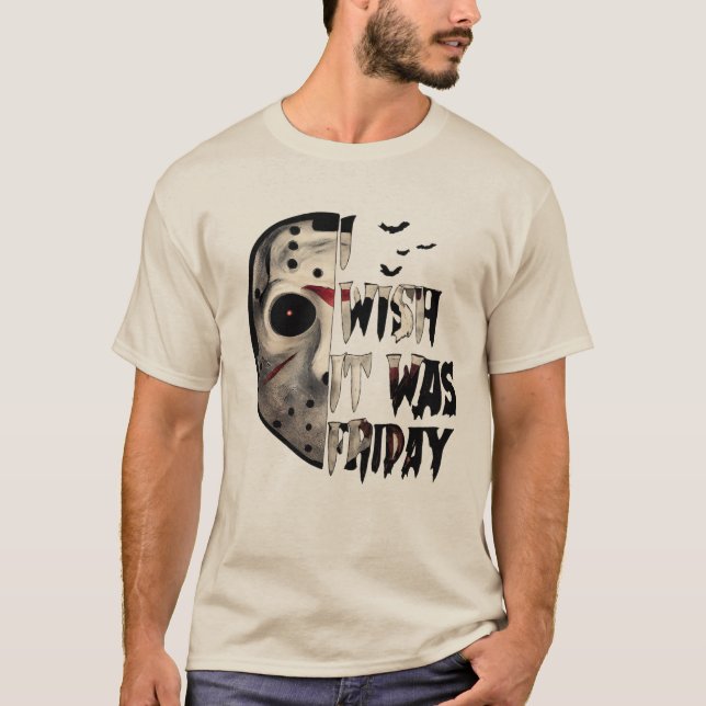 Jason Horror Freitag Halloween T-Shirt (Vorderseite)