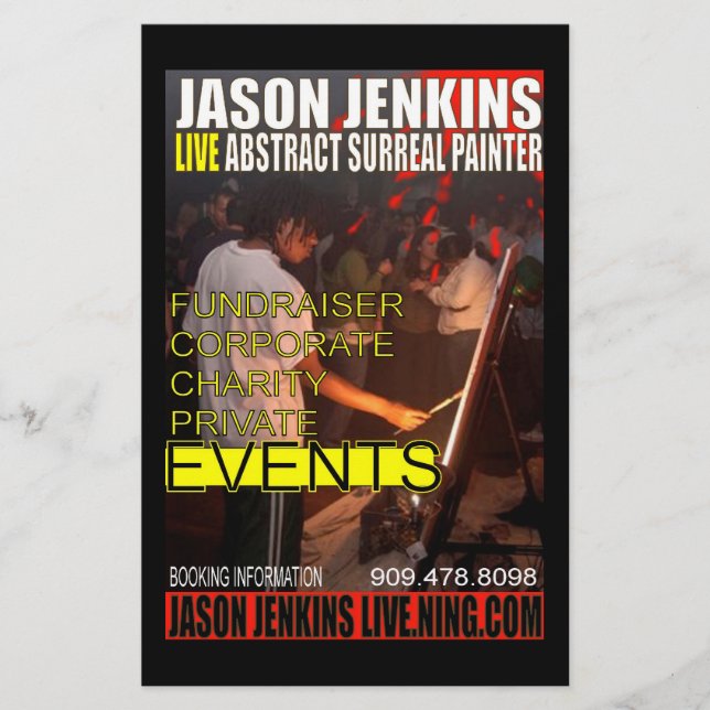 JASON JENKINS LIVE EVENTS FLYER (Vorne)