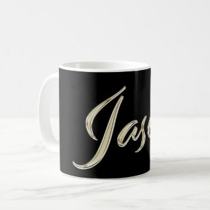 Jason Name whitegold Tasse Teetasse Kaffeetasse