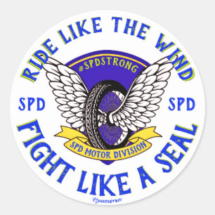 JASON SIEGELS SLIDELL POLICE SPD MOTORBIKE PRAYERS RUNDER AUFKLEBER