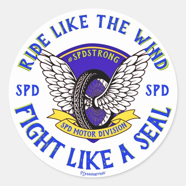 JASON SIEGELS SLIDELL POLICE SPD MOTORBIKE PRAYERS RUNDER AUFKLEBER (Vorderseite)