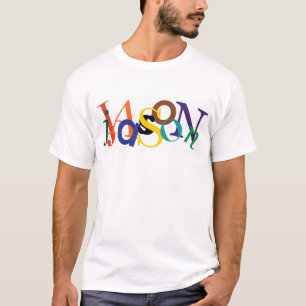 Jason - spielerisches Monogramm für Kinder T-Shirt
