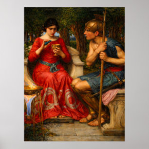 Jason und Medea von John William Waterhouse Poster