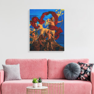 Jason und sein Lehrer   Maxfield Parrish   Leinwanddruck