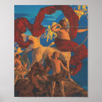 Jason und sein Lehrer von Maxfield Parrish