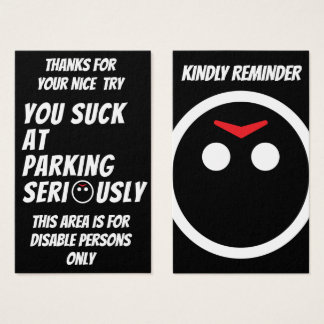 Jason's Warnung, dass du beim Parken ernsthaft Sin