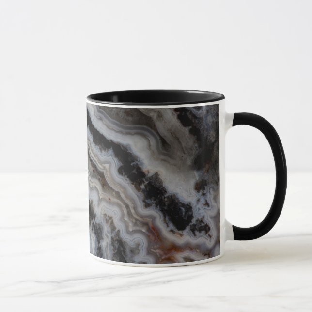 Jasper-Achat-Mischplatte Tasse (Rechts)