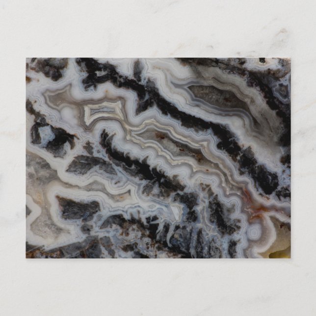 Jasper Agate Mixed Slab Postkarte (Vorderseite)