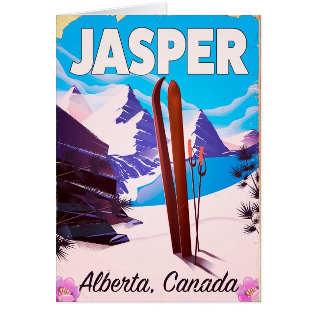 Jasper Alberta Canada Reiseplakat (Vorne)