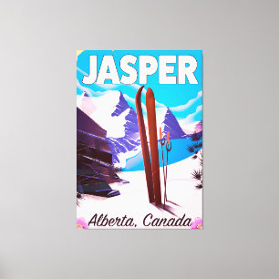Jasper Alberta Canada Reiseplakat Leinwanddruck