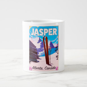 Jasper Alberta Kanada Reiseplakat Jumbo-Tasse