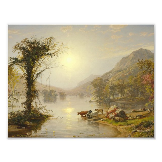 Jasper Francis Cropsey - Herbst auf Greenwood Lake Fotodruck (Vorne)