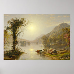 Jasper Francis Cropsey - Herbst auf Greenwood Lake Poster