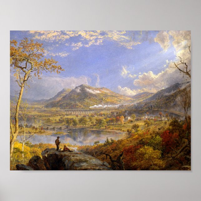 Jasper Francis Cropsey - Starrucca Viaduct Poster (Vorne)