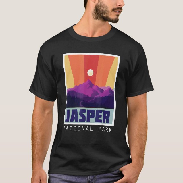 Jasper Icefields Parkway National Park Canada Albe T-Shirt (Vorderseite)