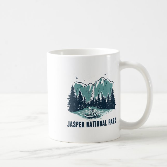 Jasper Mountain Alberta Kanada Jasper Nationalpark Kaffeetasse (Rechts)