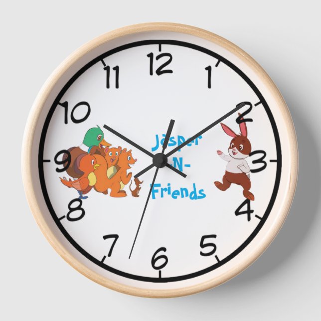 Jasper-n-Friends-Uhr Uhr (Vorderseite)