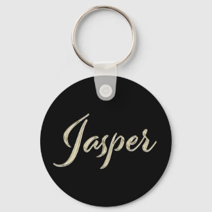 Jasper-Name Button Schlüsselanhänger