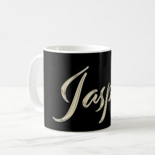 Jasper Name whitegold Tasse Teetasse Kaffeetasse
