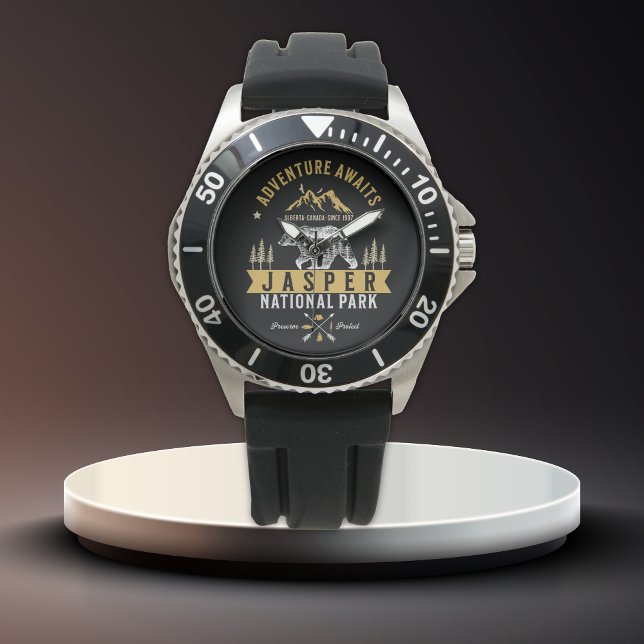 Jasper National Park Alberta Canada Travel Armbanduhr (Von Creator hochgeladen)