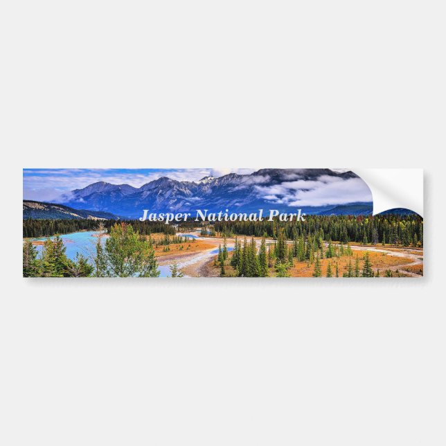 Jasper National Park, Alberta, Kanada Autoaufkleber (Vorne)