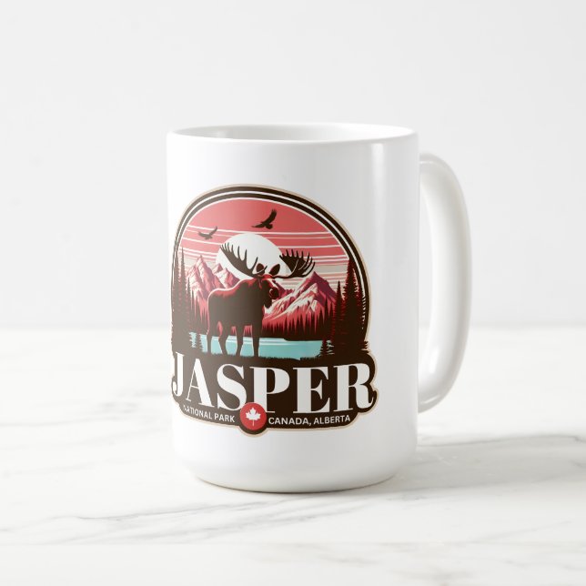 Jasper National Park Alberta Kanada Geschenke Kaffeetasse (VorderseiteRechts)