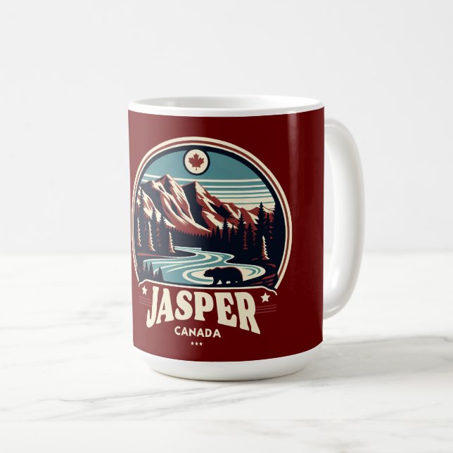 Jasper National Park Alberta Kanada Geschenke Kaffeetasse (VorderseiteRechts)