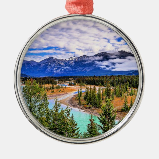 Jasper National Park, Alberta, Kanada Ornament Aus Metall (Vorne)