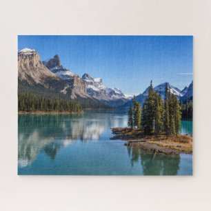 Jasper National Park, Canada Lake and Mountains Puzzle