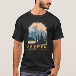 Jasper National Park Canada Travel Art Vintag T-Shirt
