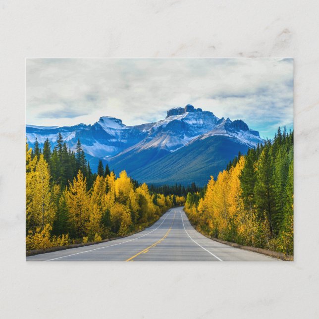 Jasper National Park, Kanada im Herbst Postkarte (Vorderseite)